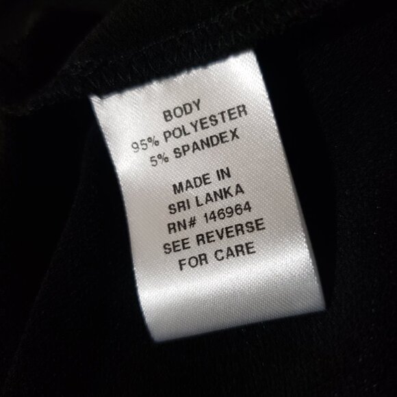 NWT Black Asymmetrical Hem Dress Size PM - Picture 11 of 12